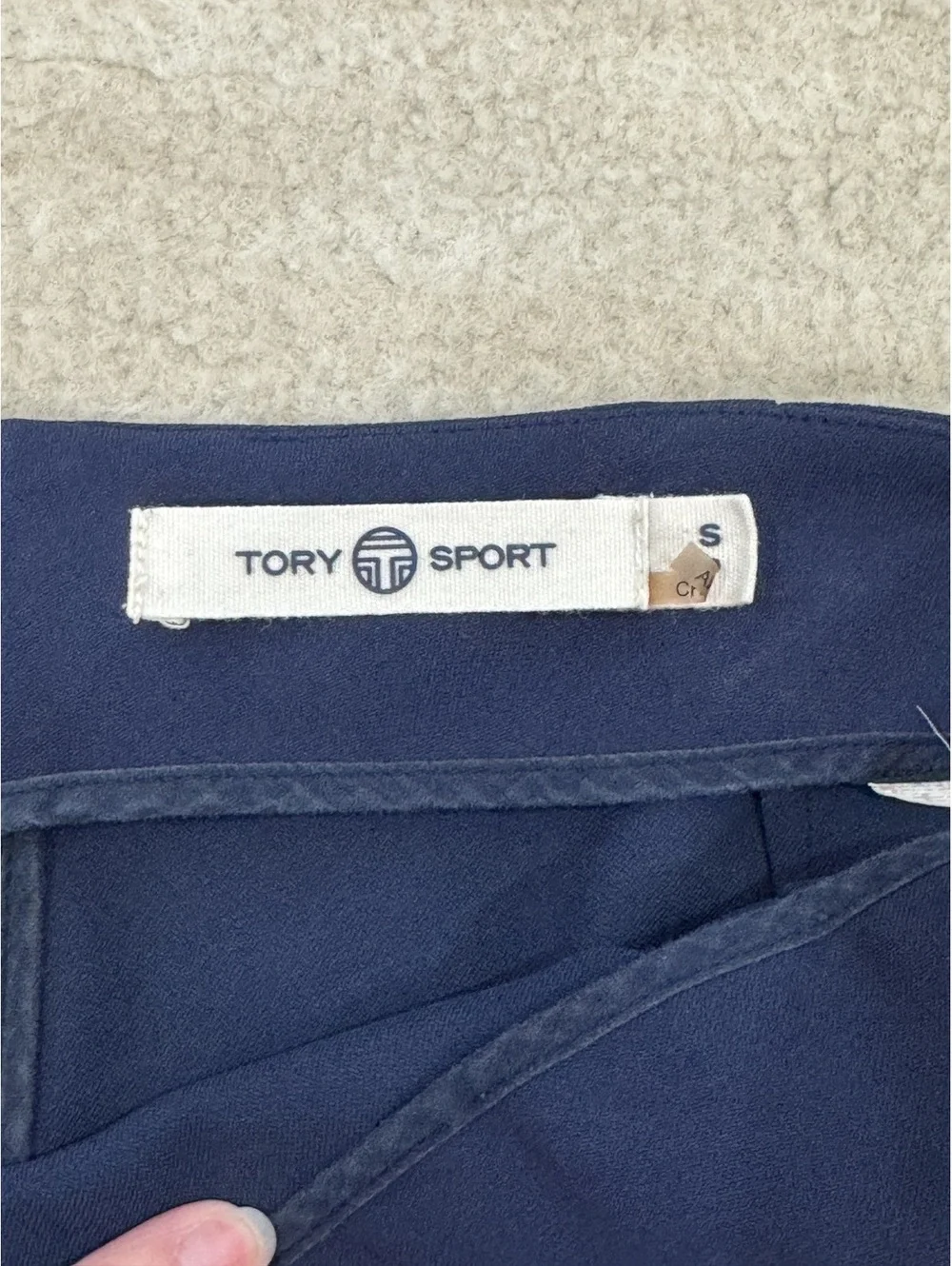 Tory Sport navy mini skirt